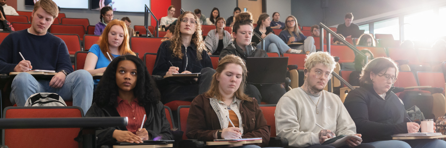 Students participating in a TESM class experience at IU Indianapolis.